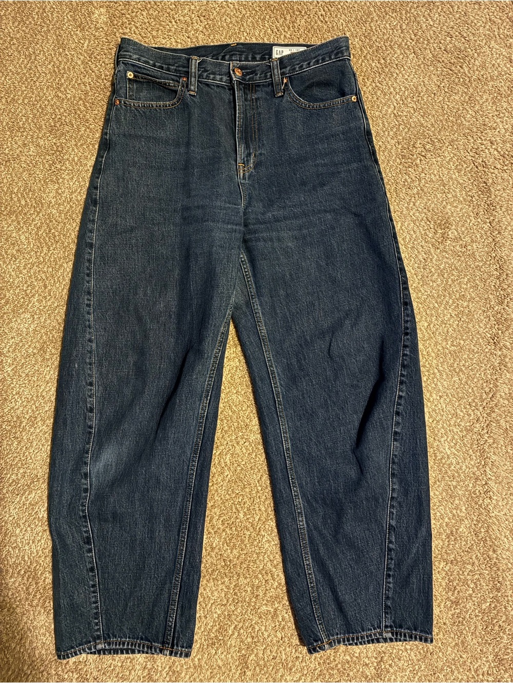 GAP Dark Indigo Boyfriend Jeans